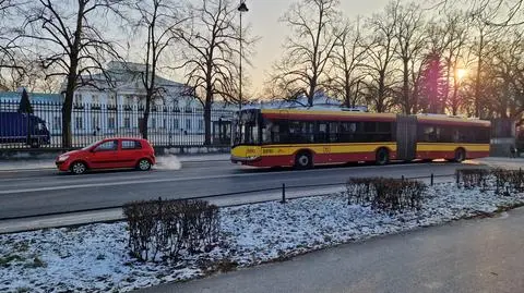 W tym miejscu doszło do awarii autobusu (zdjęcie z środowego poranka)