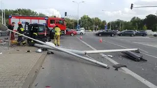 Kolizja z udziałem ambulansu do przewozu krwi