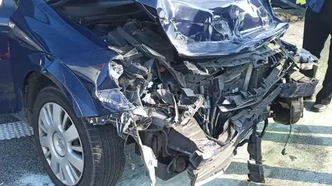 Korki po wypadku na S8. Jedna osoba trafiła do szpitala