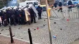 Protest rolników, policyjne nagrania