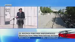 Leszek Żukowski przemawiał na uroczystościach przed Sejmem