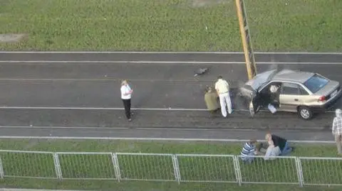 Wjechał na torowisko, zablokował tramwaje