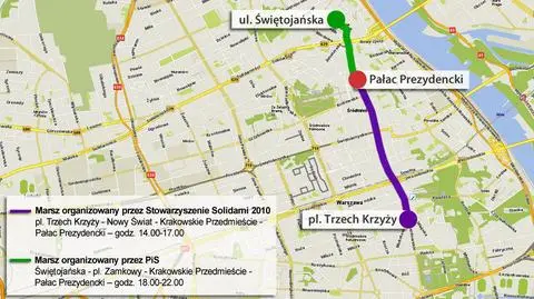 Rocznica katastrofy smoleńskiej. Utrudnienia do wieczora