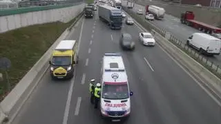 Wypadek na trasie S8