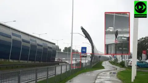 Rolkarz - samobójca. W deszczu "leciał" trasą S8