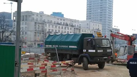 Usunęli niewybuch z budowy metra