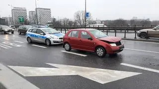 Zderzenie na moście Łazienkowskim