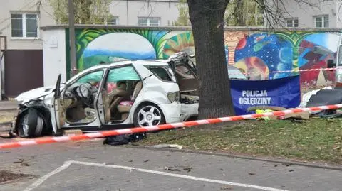 Jest zarzut dla kierowcy mercedesa, który rozbił się na Myśliwieckiej