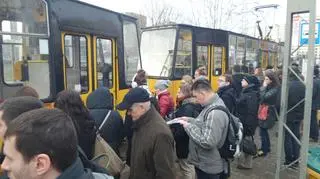 Przystanek tramwajowy przy metrze Wierzbno