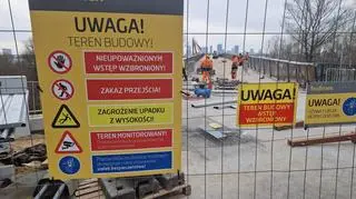 Wejście na most zostało zabezpieczone 