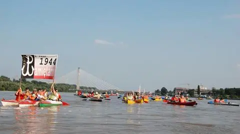 Rocznica Powstania w kajaku