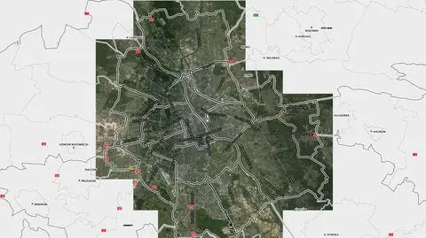 Nowe lotnicze zdjęcia Warszawy. Jeden piksel to osiem centymetrów