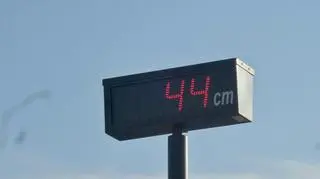 Niski stan wody w Wiśle