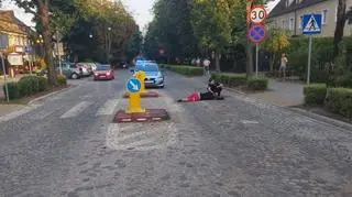 Policjanci pomogli choremu mężczyźnie