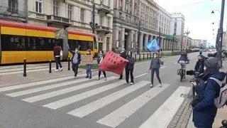 Protest na Marszałkowskiej