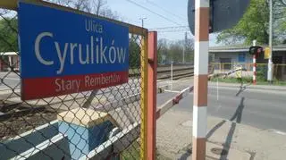 Przejazd przy PKP w Rembertowie