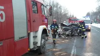 Wypadek na Szosie Lubelskiej