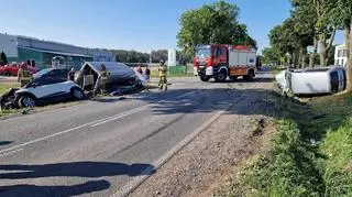 Wypadek koło Ciechanowa