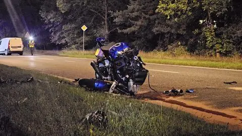 Śmiertelny wypadek w Wawrze. Nie żyje motocyklista