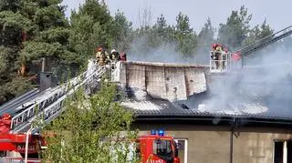 Pożar stolarni w Paulinowie 