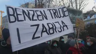 Protest mieszkańców na Woli