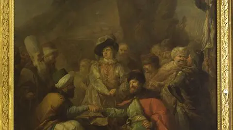 Obraz nadwornego malarza króla Stanisława do renowacji