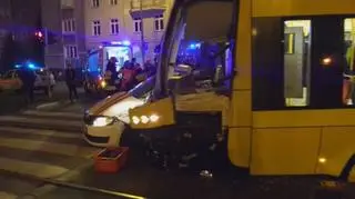 Wypadek z tramwajem na Grójeckiej