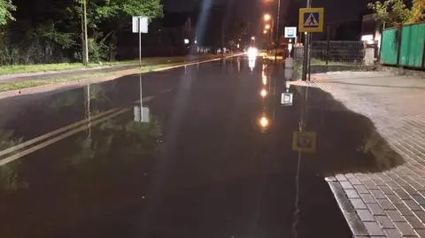 Wawer po deszczu zamienia się w "pojezierze wawerskie"