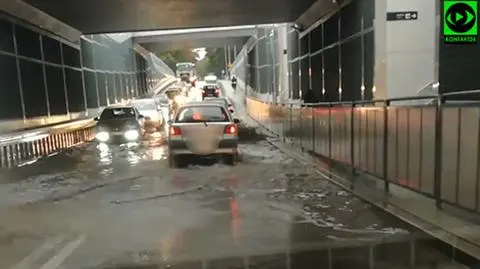 Nowy tunel w Wołominie zalany