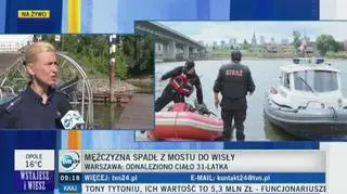 Zwłoki wyłowiono z Wisły