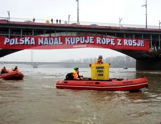 Akcja aktywistów z Greenpeace Polska