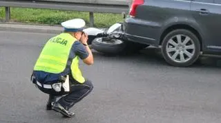 Wypadek w alei Prymasa Tysiąclecia