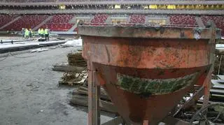 Stadion jeszcze (nie)gotowy - fot. Maciej Wężyk/tvnwarszawa.pl