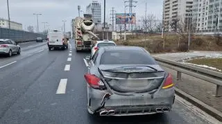 Zderzenie w alei Prymasa Tysiąclecia 