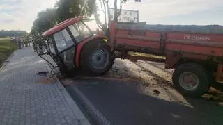 Wypadek w miejscowości Nowa Wrona