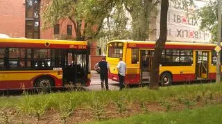 Zderzenie dwóch autobusów