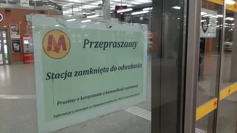 Pozostawiony bagaż w metrze. Duże utrudnienia na Bielanach 