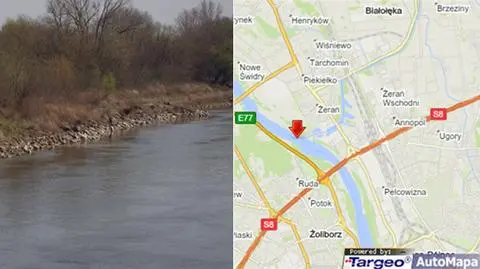 Wędkarz dostrzegł niewybuch w Wiśle