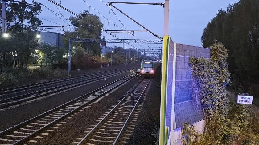 Wypadek na torach. Utrudnienia w kursowaniu pociągów
