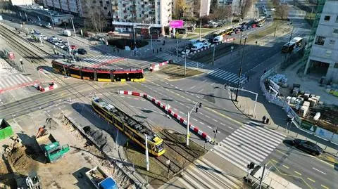 Zmiany na skrzyżowaniu Banacha z Grójecką 