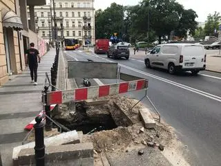 Doszło do rozszczelnienia gazociągu 