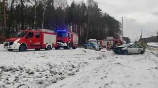 Wypadek z udziałem szynobusu w Łącku pod Płockiem