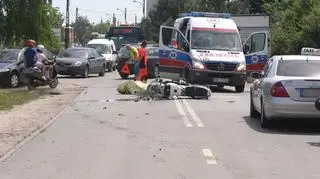 Motocyklista zginął w wypadku