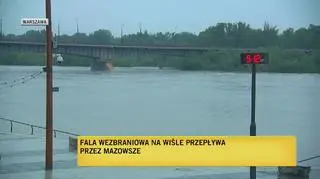 Poziom Wisły jest coraz wyższy 