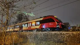 Potrącenie pieszej przez pociąg w pobliżu stacji Warszawa Koło