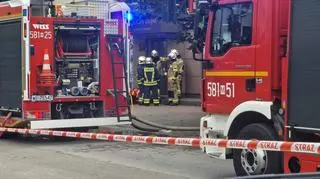 Pruszków ul. Kościuszki. Wybuch w lokalu z kurczakami