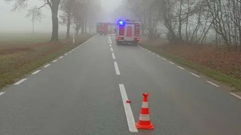 Wypadek na drodze wojewódzkiej numer 802