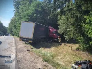 Wypadek w miejscowości Gielniów 