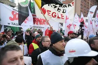 Protest w Warszawie