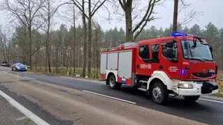 Wypadek pod Warszawą